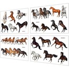 4 Sheets Bedroom Decal Childroom Animal Children's Decor