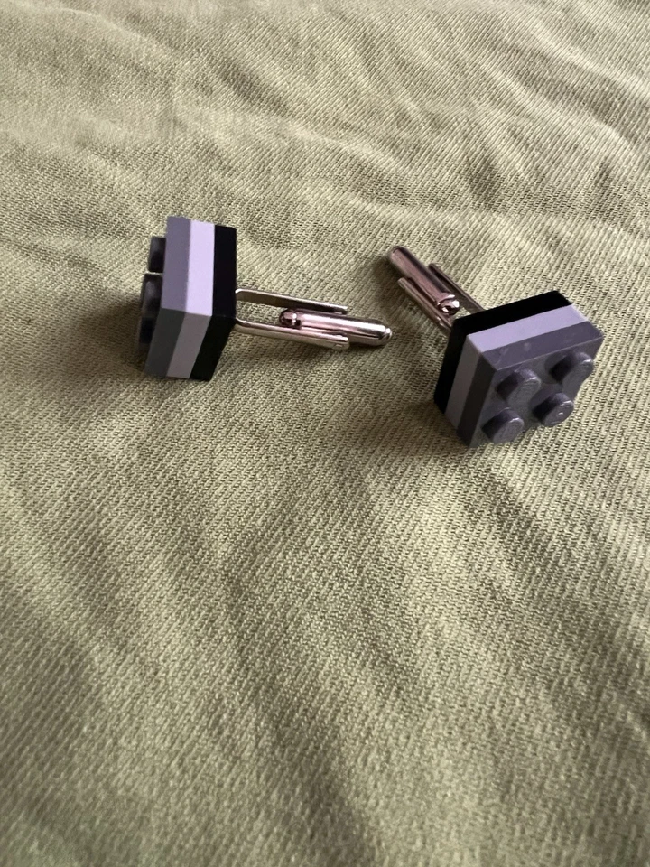 Gemelos Lego para hombre - grises Foto 2 de 4