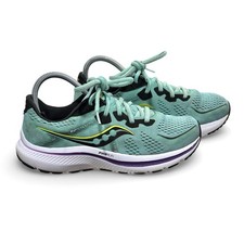 Saucony Omni 20 Womens Size 7.5 Cool Mint Acid Walking Running Shoes Sneakers