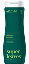 Attitude Body Wash, Shower Gel, Dermatologically Tested, Olives Leaves 16oz