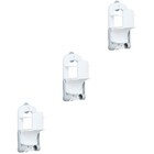  3 Pack Plastic Paper Holder Kitchen Cling Film Clingfilm Dispenser