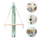 1pc Wood Board Rack Rope Hanging Rack Rope Shelf Hanging Shelf zur Aufbewahrung