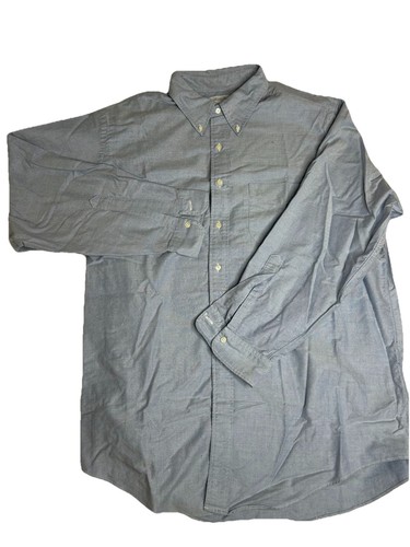 Brooks Brothers Makers 18 35 Blau Langarm Knopfleiste Klassisches Hemd Herren - Bild 1 von 2