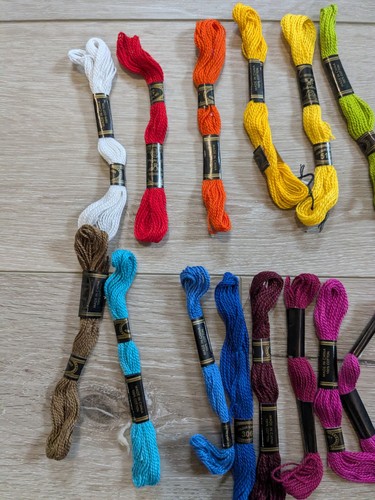 Lot 22 Interbird Cotton Embroidery Floss Skeins Needlepoint Cross Stitch - Picture 2 of 4