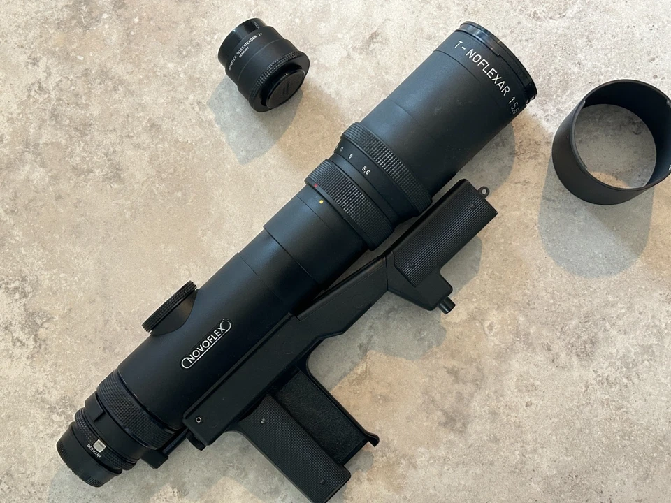 Novoflex Schnellschuß-Objektiv T-Noflexar 5,6 400mm mit Teleextender 2x f. Nikon - Bild 3 von 4