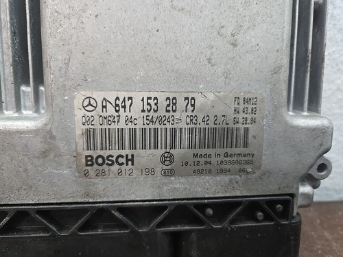 2005-2006 MERCEDES SPRINTER DODGE 2500 VAN ECU ENGINE COMPUTER A6471532879 #Y15 - Picture 2 of 4