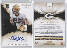 2014 Panini Immaculate Rookie Auto /49 Jared Abbrederis #183 Rookie Auto RC