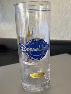 TOKYO DISNEYLAND DREAMIGHTS ELECTRICAL PARADE GLOW IN DARK GLASS TUMBLER
