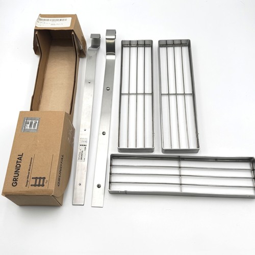 Ikea Grundtal Edelstahl Gewürzregal 3 Ebenen Küchenregal Aufbewahrung OVP - Bild 2 von 6