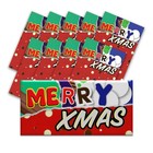 10 x Merry Xmas Funny Chocolate Bar Wrapper Secret Santa Gift Work Rude Present