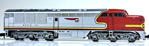 Life-Like Scala N Erie-Built ATSF Santa Fe #90 Diesel #7484, Unità A, Alimentato - Foto 8 di 8