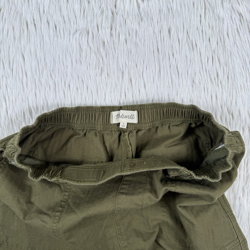 MADEWELL Green Flat Front Elastic Waist High-Rise Bermuda Shorts Women's Size S - 第 23/24 張圖片