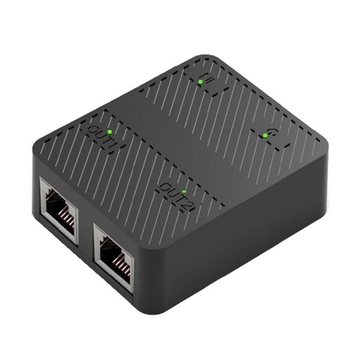 Ethernet Splitter 100/1000Mbps Ethernet Splitter 1 to 2 Simultaneously - Afbeelding 6 van 12