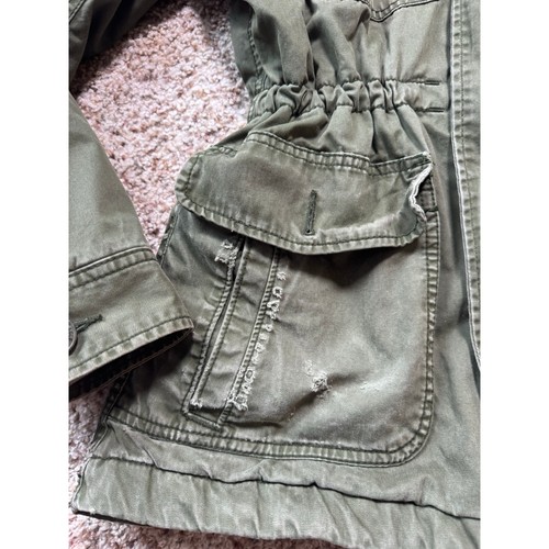 American Eagle Outfitters gesteppter Baumwoll-Feldmantel/Jacke, Sherpa gefütterte Kapuze - Bild 10 von 16