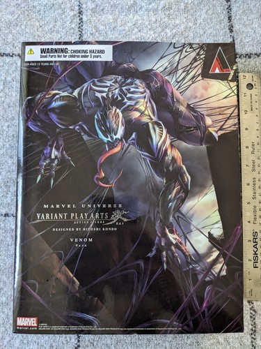 Square Enix Play Arts Kai Venom Marvel Action Figure - Picture 2 of 5