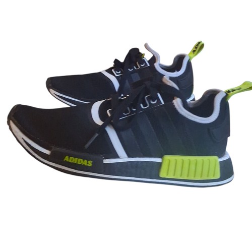 Adidas Men's NMD_R1 Black Solar Yellow GV7183 US Size 8 - 第 2/8 張圖片
