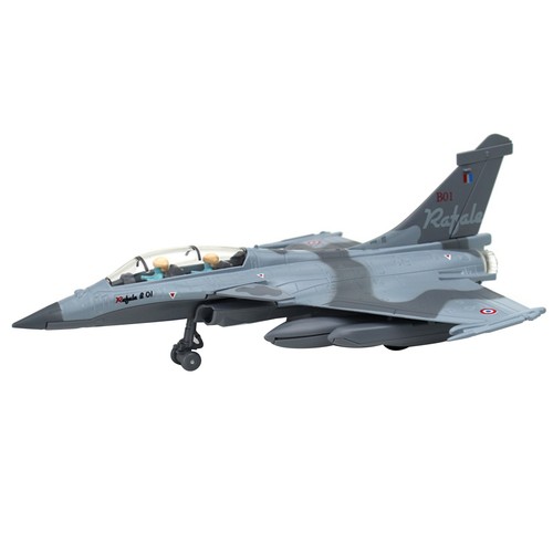 1/100 Air Force Rafale B Camouflage Alloy Fighter Aircraft Simulation Model - Foto 3 di 9