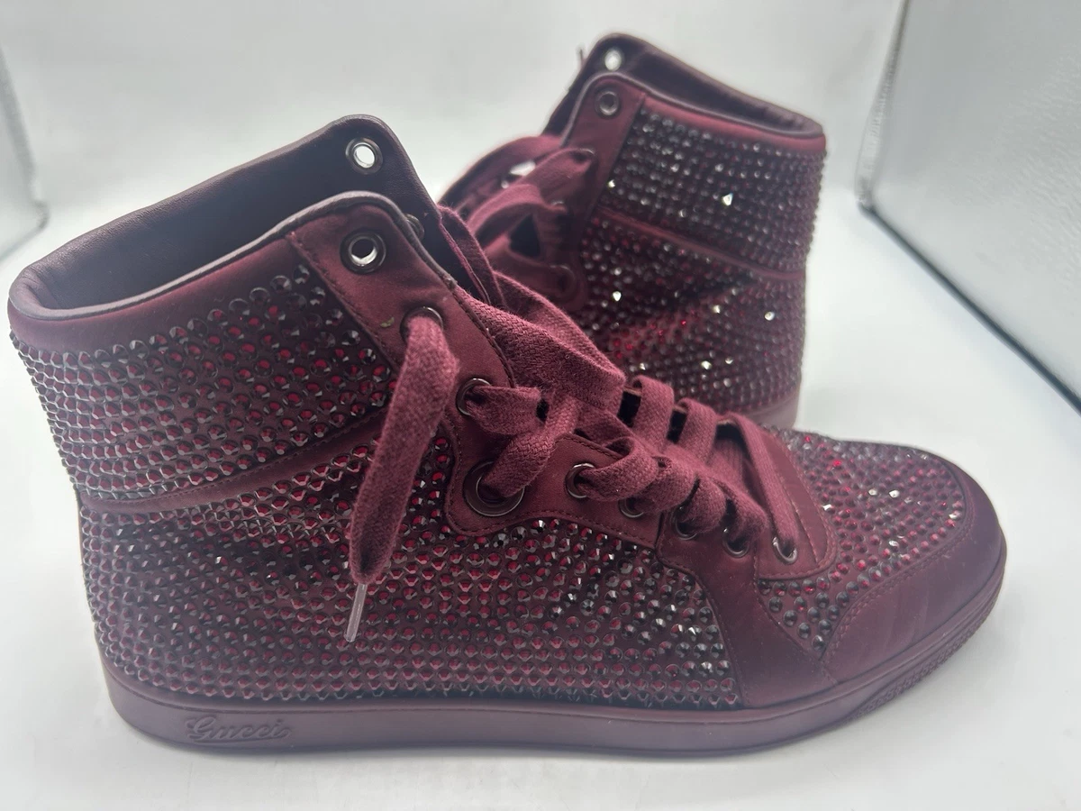 Red High Top Sneakers In Men display picture 1