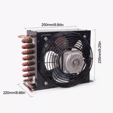 FNA-0.8/1.7 Air/Water-cooled Aluminum-Cu Fin-Tube Heat Exchanger Condenser