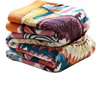 Muslin Boho Throw Blanket for Bed Couch, 100% Cotton Fall Throw Blanket, Bohe...