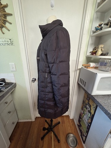 Nuage Down Jacket Womens Medium Parka Coat Quilted Winter Warm Black EX Conditon - Picture 4 of 24