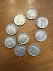 Roosevelt Dimes Lot of 9 Various Years and Mints 90% Silver