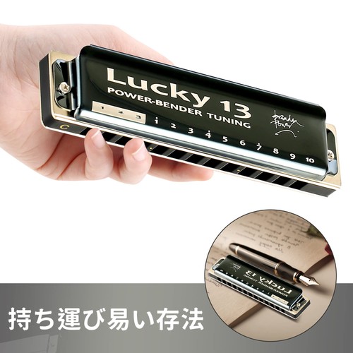 East top Harmonica Blues Harmonica 13 Hole C Key Jazz Professional Adults Childr - Picture 6 of 6