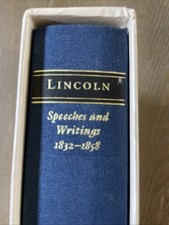The Library of America Lincoln Speeches and Writings 1832-1858 With Slipcase