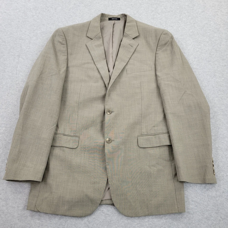 Traje Van Heusen 2 Piezas Para Hombre 42L Chaqueta Abrigo Deportivo + Pantalones de Vestir 34x32 Foto 2 de 4