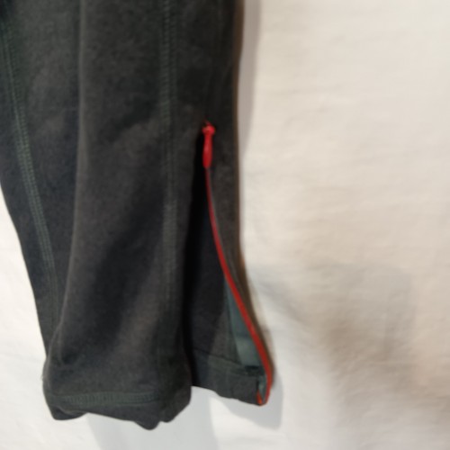 Abercrombie & Fitch Damen-Leggings anthrazitgrau mit Beinreißverschluss. Größe L - Bild 3 von 5