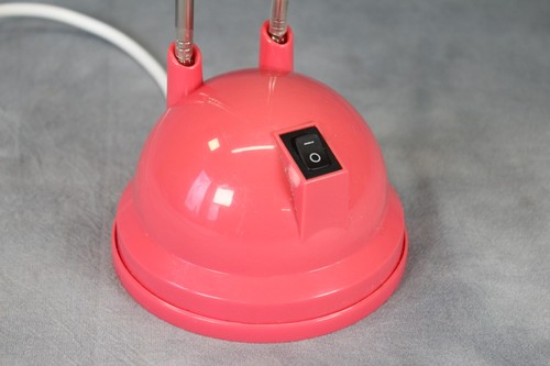 Vintage Ikea Espressivo Coral Pink Telescopic Extendable Halogen Desk Work Lamp - Picture 3 of 5