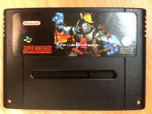 KILLER INSTINCT - CARTOUCHE SEULE 100% ORIGINALE SUPER NINTENDO SNES PAL FAH jeu