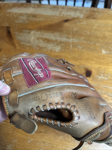 Rawlings Super R Größe RSG1 Edge-U-Cated Heel Wing Tip Softball Mitt Linkshand - Bild 9 von 18