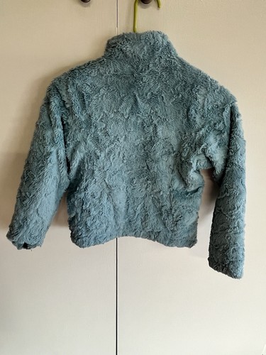 The North Face Reversible Mossbud Swirl Jacket Teal Blue Girl's Size: S (7/8) - Picture 9 of 10