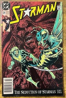 STARMAN 31 NEWSSTAND VARIANT DAVE HOOVER COVER DC COMICS 1991