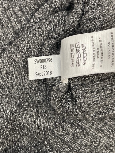 Smartwool Sweater Mens Medium Ripple Ridge Gray 1/2 Zip Merino Wool Pullover - Picture 15 of 15