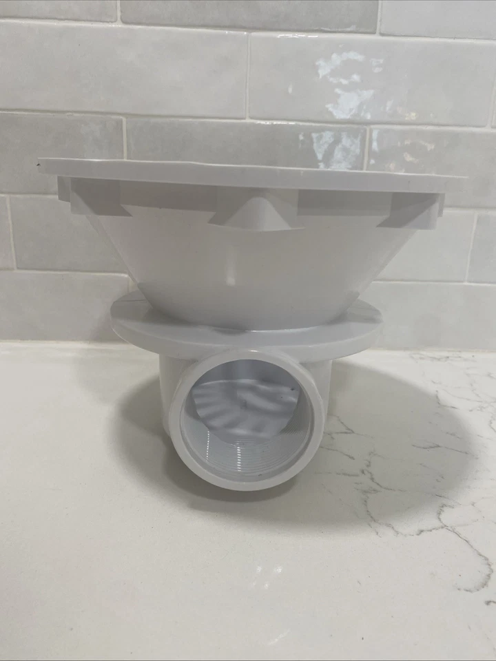 Swimming Pool Main Drain Cover Easy Installation Floor Drain Equipment White - Image 2 of 2