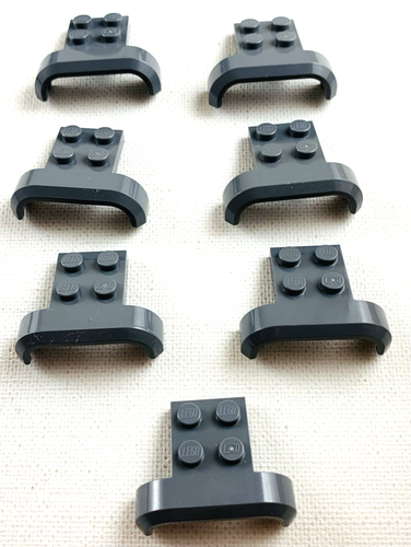 Lego Gris Oscuro Guardabarros Vehículo Parte 58 piezas Lote a Granel 4x2x2 4x2x1 4x3x1 Coche Camión - Imagen 5 de 5