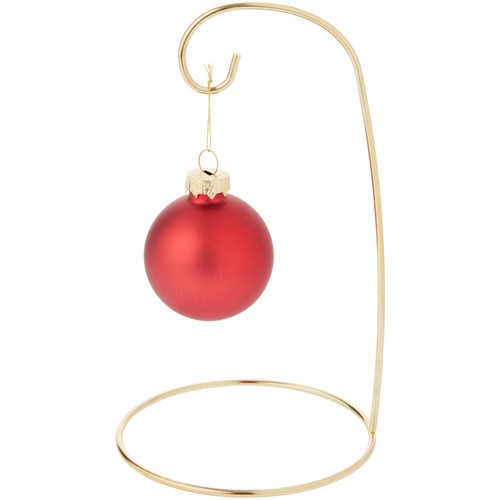 Bard's goldfarbener Ornamentständer, 7" Höhe x 4" Breite x 4" Tiefe - Bild 2 von 5