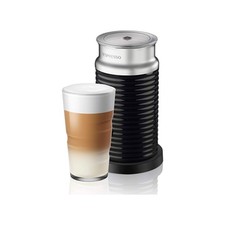 NESPRESSO Aeroccino 3 Milchaufschäumer für Milchschaum und heiße Milch schwarz