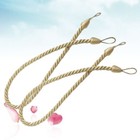  2 Pcs Gardinenvorhang Raffhalter Gardienenraffhalterung Vorhangzubehör