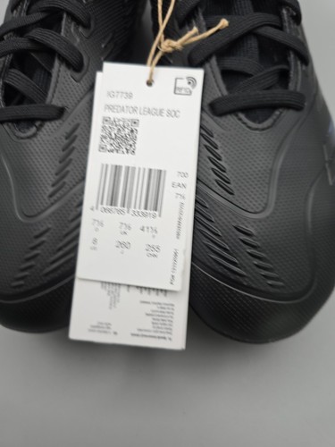 CALCETÍN ADIDAS PREDATOR LEAGUE SG CARBONO CoreUK 7.5 US 8 EU 41 1/3 tierra blanda - Imagen 6 de 10
