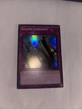 Solemn Judgment RA02-EN075 25th Anniversary Rarity Collection II 1st Edition