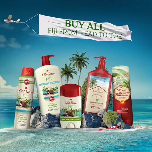 Old Spice Body Wash for Men Fiji with Palm Tree, 18 fl oz - Picture 5 of 10