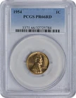 1954 Lincoln Cent PR66RD PCGS