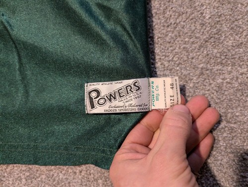 Vintage Michigan State Spartans Basketball Jersey Mens 48 Green Powers 80s 90s - Picture 3 of 9