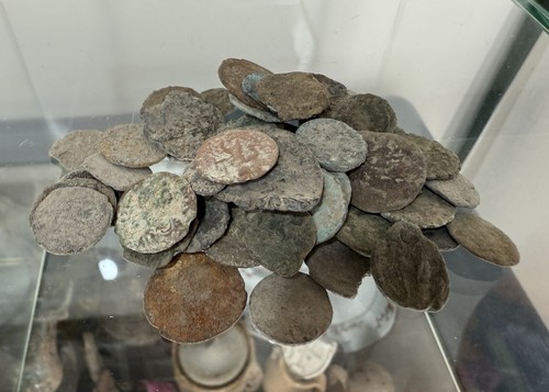 Job Lot Of 50+ Ancient Roman Uncleaned Coins