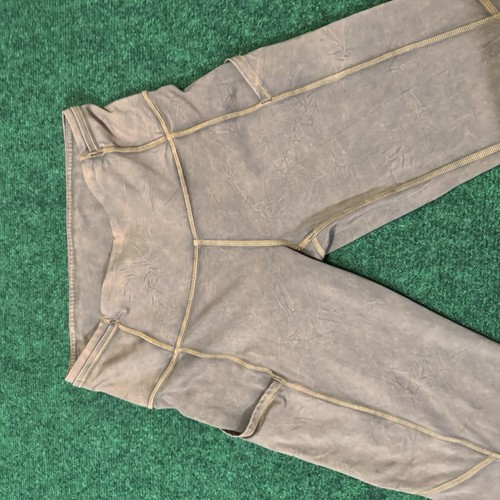 Lululemon Align High Rise Leggings 6 Brown Tan Seam Detail Pocket Style Logo - Picture 3 of 9