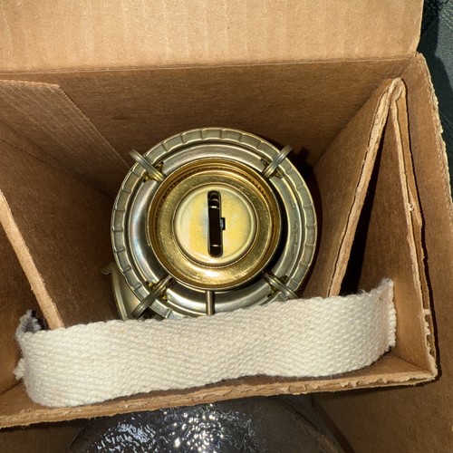 Vtg Early American Lamp Homesteader w Wick & Burner Clear New In Box Fast Ship - Picture 9 of 9