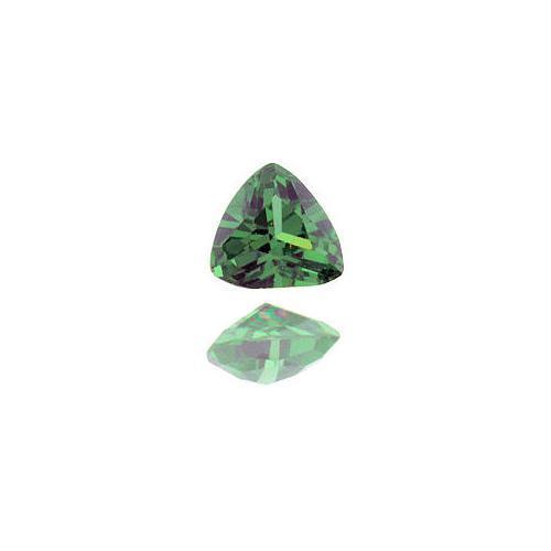 (4mm - 15mm) AAA Rated Green Cubic Zirconia Trillions **View Video** - Picture 3 of 8